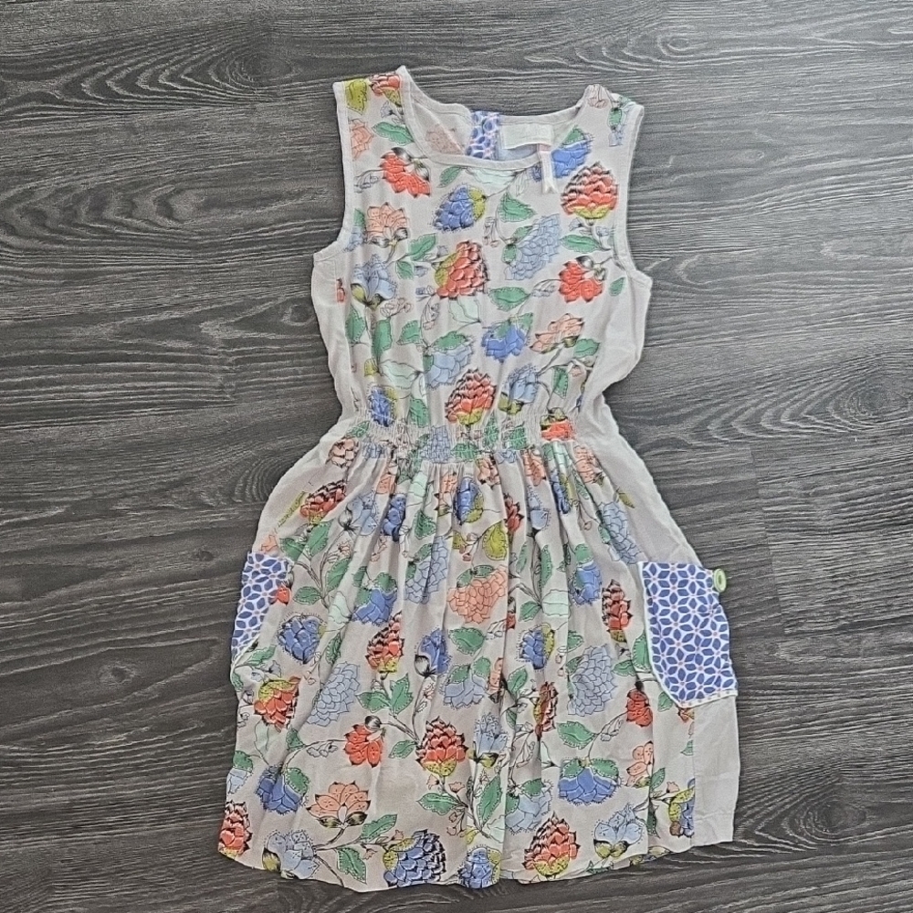 Floral Kids Dress with Pockets